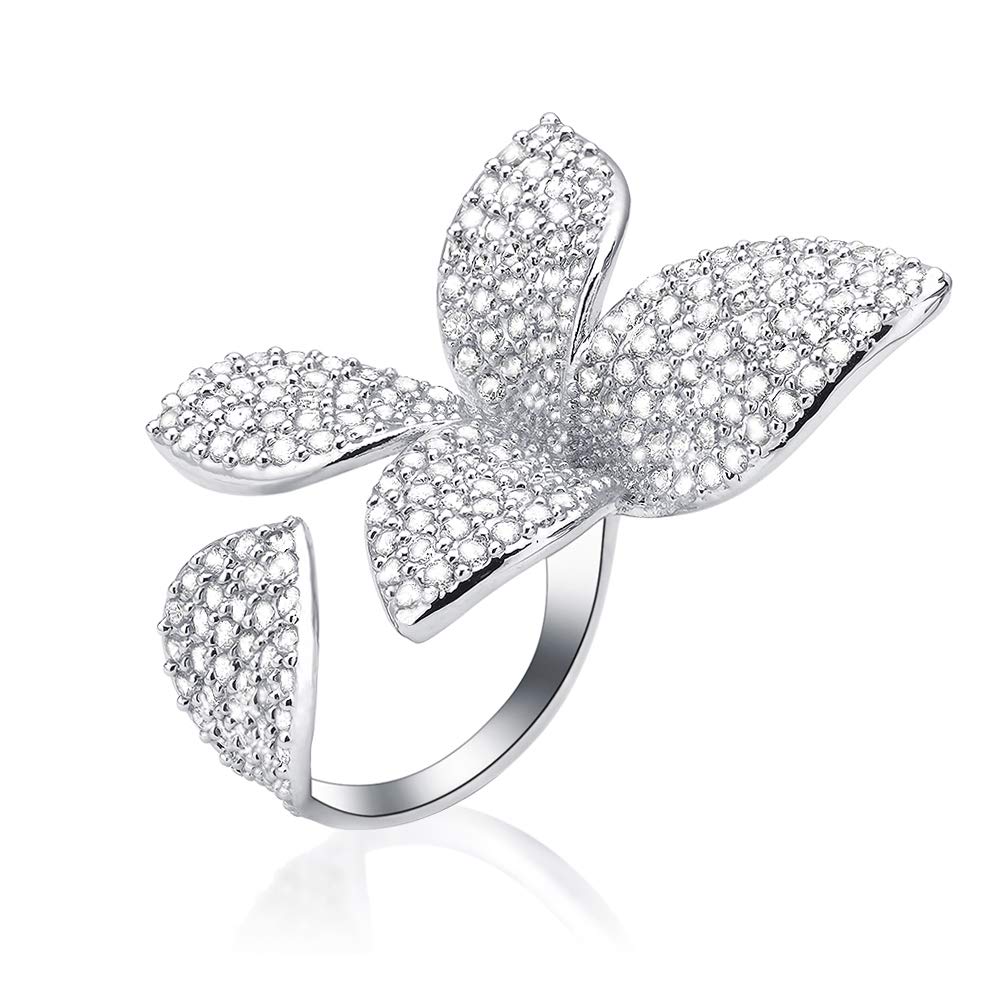 cesoi リング★2Finger Crystal Ring Silver★ Daniel Wellington ＼MAX20%OFFクーポン／ ＼公式限定2年保証